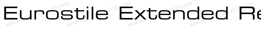 Eurostile Extended Regular字体转换